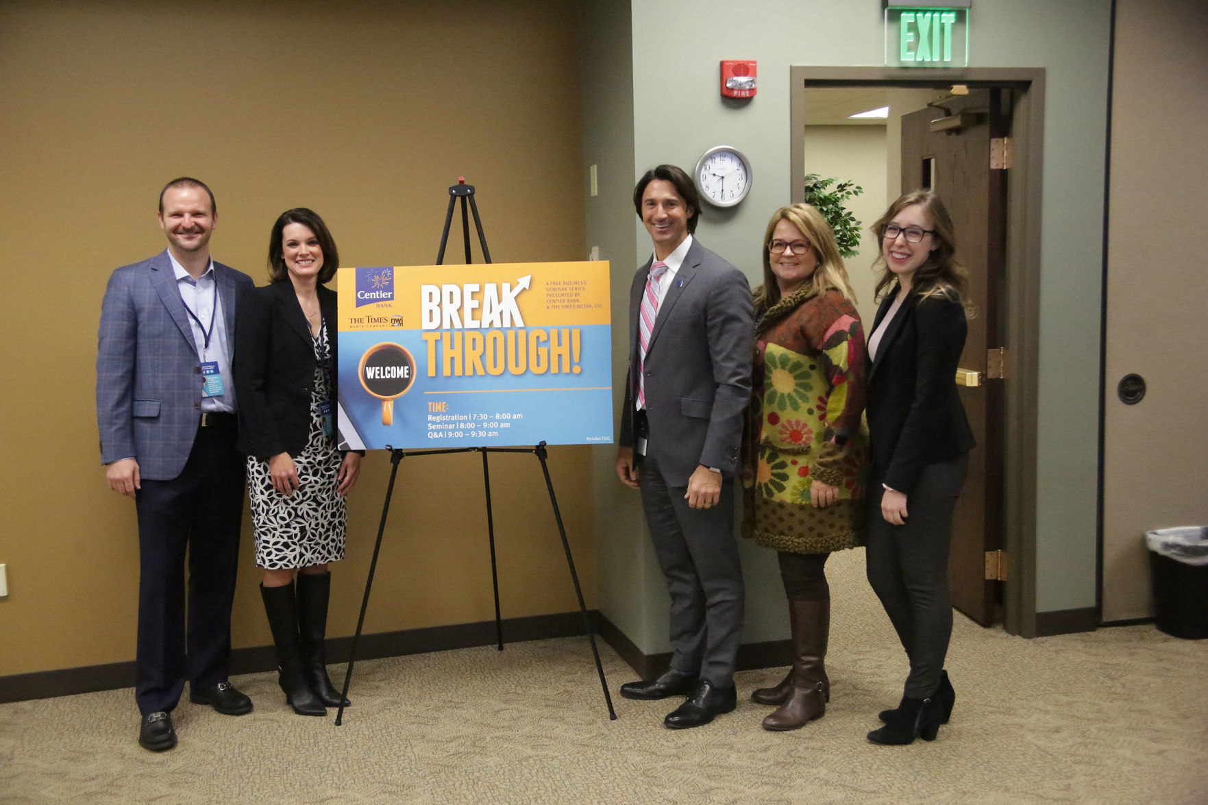 Centier Bank's quarterly Breakthrough business seminar